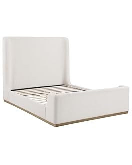 Coaster Home Furnishings Nala Contemporary Boucle Upholstered Queen Size Sleigh Bed Frame Platfor... | Amazon (US)