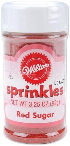 Wilton Sprinkles, Red Sugar, 3.25 Ounces | Amazon (US)