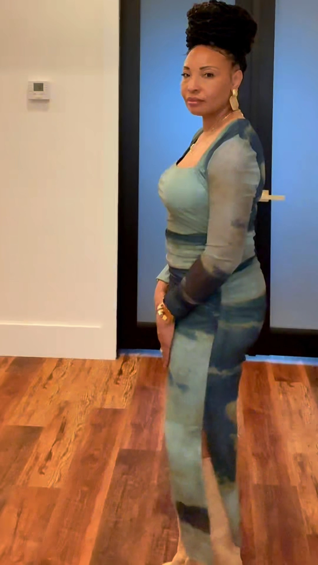 Soft, feminine, and effortlessly elevated. This teal sheer mesh dress creates movement while still holding its shape. I paired it with gold accessories and a neutral quilted shoulder bag for an easy day-to-night look that feels polished without trying too hard.

Perfect for brunch, date night, or an elevated casual moment.

#sheerdress
#meshdress
#datenightoutfit
#brunchoutfit
#elevatedcasual
#affordableluxury
#thekijuanaedit
#springstyle
#femininefashion


#LTKSpringSale #LTKgrwm #LTKOver40