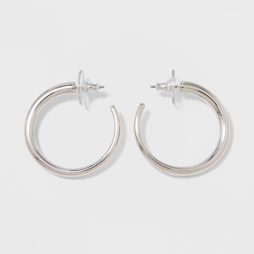 Hoop Earrings - A New Day Silver | Target