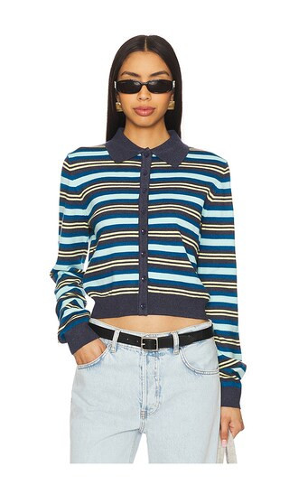 LIONESS Awakening Cardigan in Navy,Baby Blue. - size L | Revolve Clothing (Global)