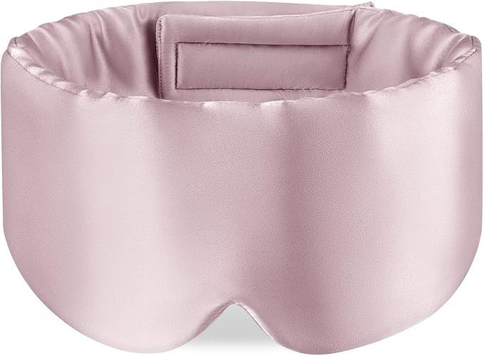 Amazon.com: 100% Mulberry Silk Sleep Mask Eye Mask for Man and Woman with Adjustable Headband, Fu... | Amazon (US)