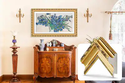 Deco TV Frames - Premiere Bezel for Samsung the Frame TV - 55" - Ornate Gold | Best Buy U.S.