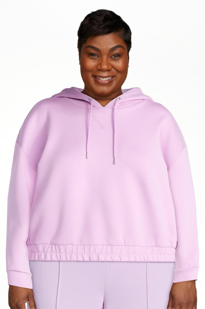 Scoop Women's and Women's Plus New Scubaknit Pullover Hoodie, Sizes XS-4X | Walmart (US)