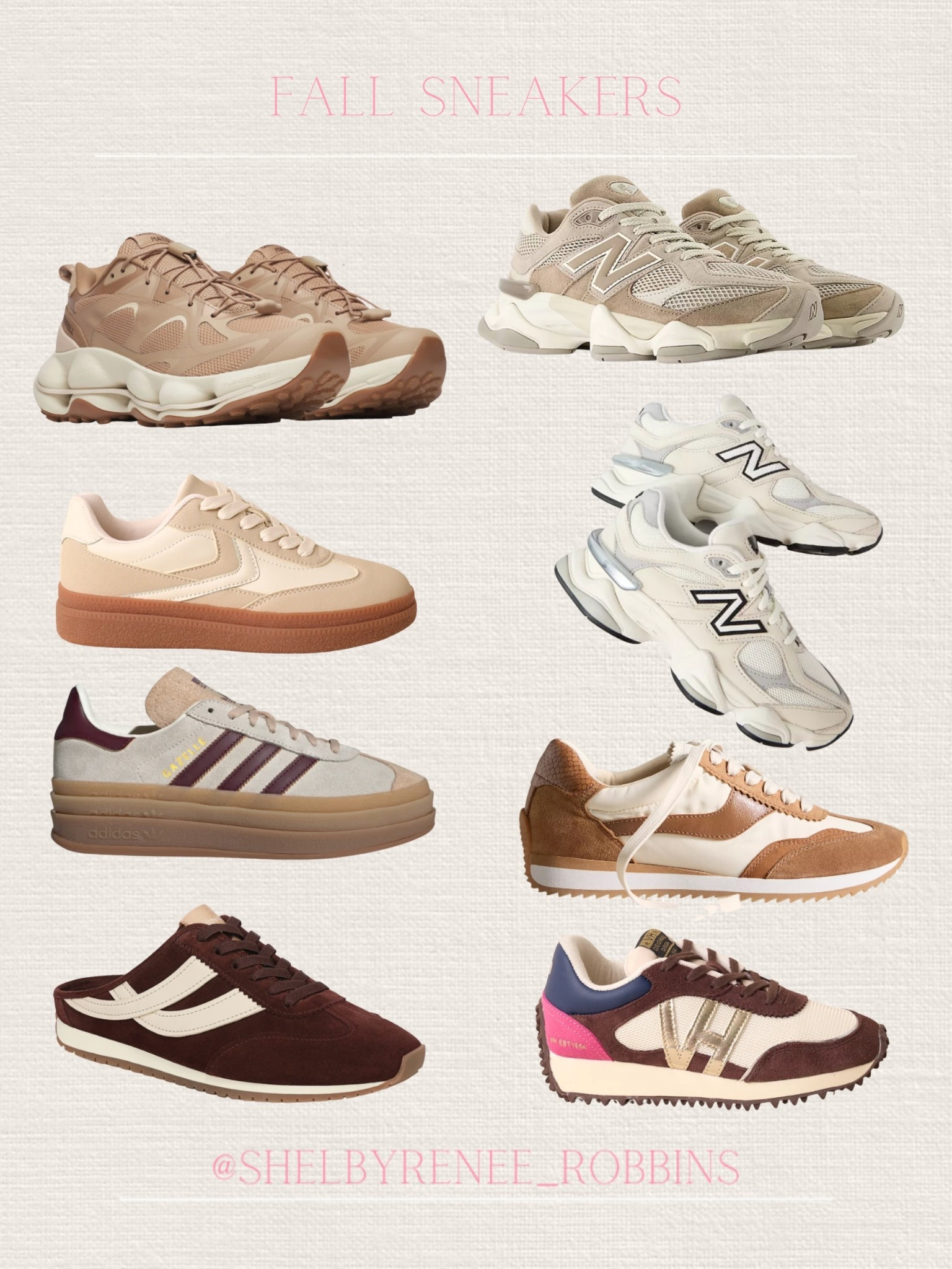 Fall sneakers, fall tennis shoes, neutral sneakers, fall new balance, fall adidas, vintage Havana, affordable tennis shoes 

#LTKShoeCrush #LTKSeasonal #LTKStyleTip