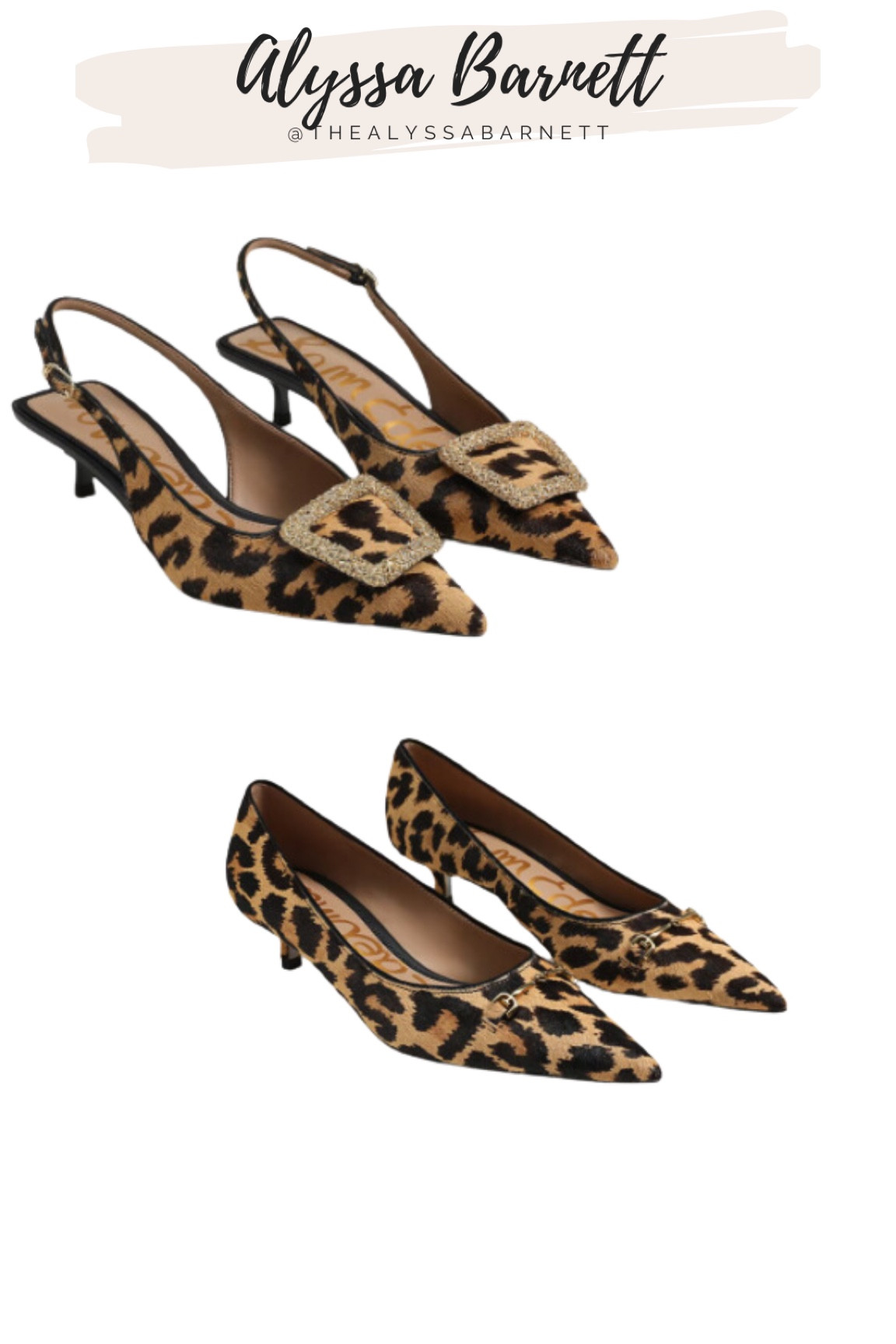 Sam Edelman leopard print kitten heel 

#LTKStyleTip #LTKSaleAlert #LTKMostLoved