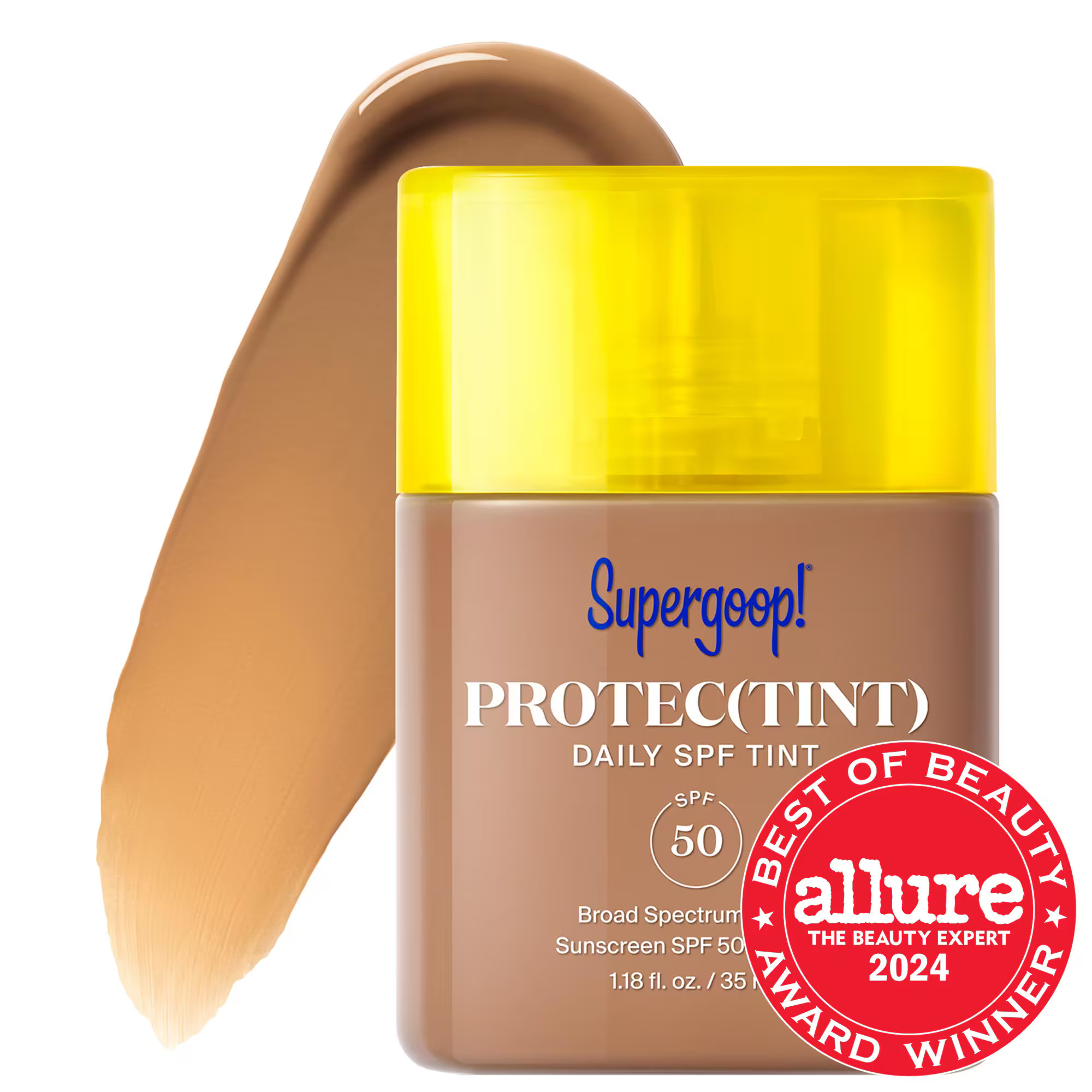Supergoop! Protec(tint) Daily SPF Tint SPF 50 Sunscreen Skin Tint with Ectoin 34C 1.18 oz / 35 mL | Sephora (US)