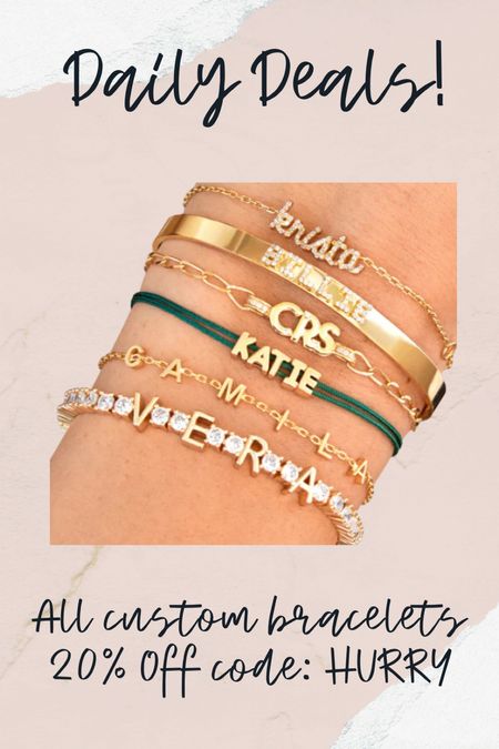 Baublebar custom bracelets & gifts 20% off code: HURRY 

#LTKHolidaySale #LTKGiftGuide #LTKHoliday