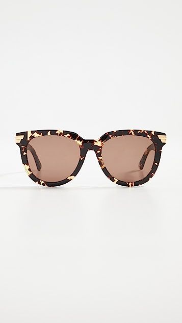 Feminine Round Acetate Sunglasses | Shopbop