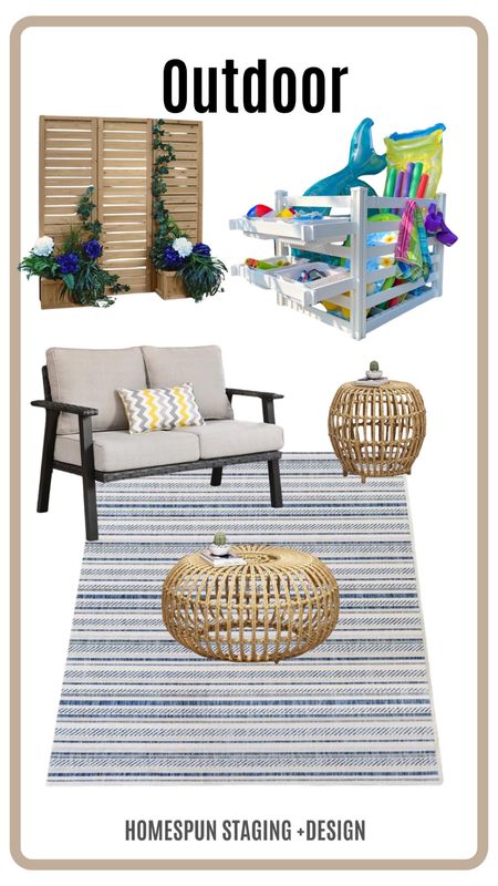 Poolside finds.  Including privacy screen with planters/or toy holders as we may use them🌞

#LTKSeasonal #LTKHome #LTKParties