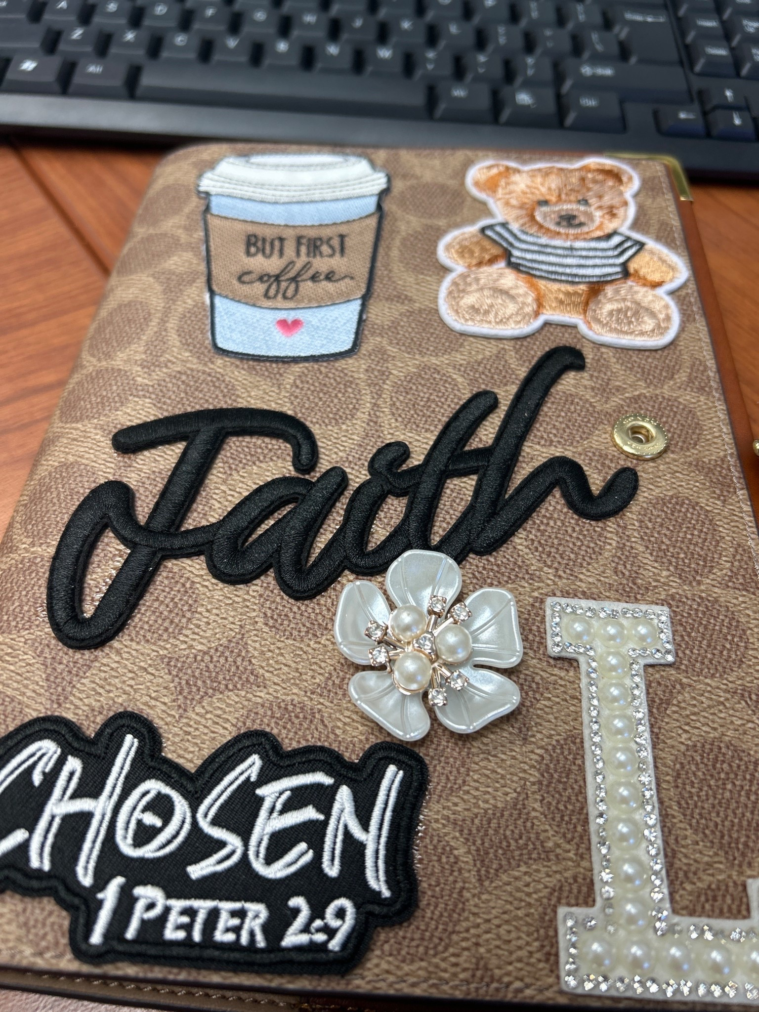 Coach planner! Accessories from Hobby Lobby🤎🤎🤎
