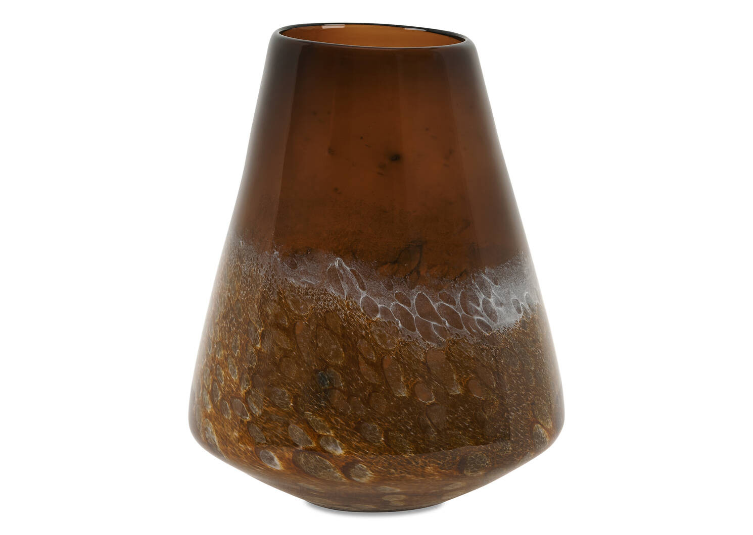 Dagny Vase Short Brown | Urban Barn