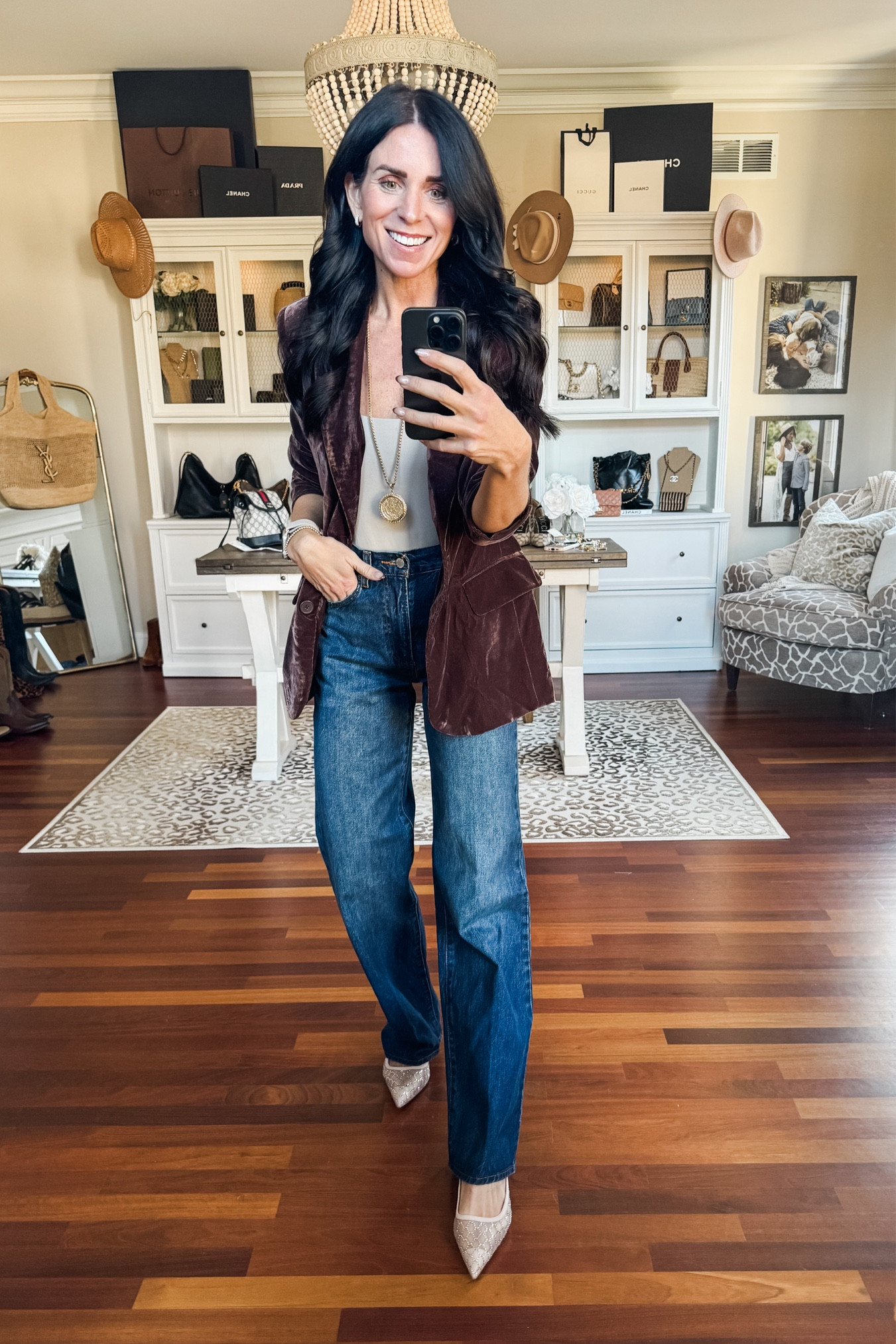 XS blazer
Smell bodysuit
24 aritzia denim 

#LTKStyleTip #LTKFindsUnder50 #LTKHoliday