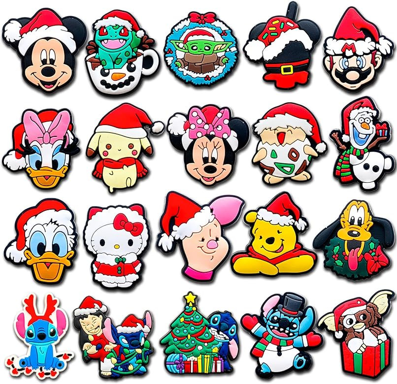 Christmas Shoe Decoration Charms for Clog Sandals, Merry Christmas Shoe Accessories Charms for Ad... | Amazon (US)