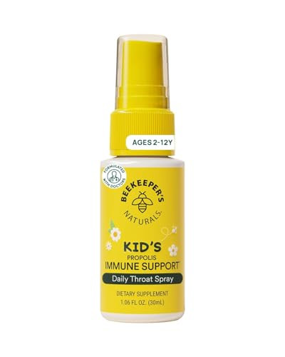 Kids Propolis Throat Spray - Natural Immune Support & Sore Throat Relief - by BEEKEEPER'S NATURAL... | Amazon (US)