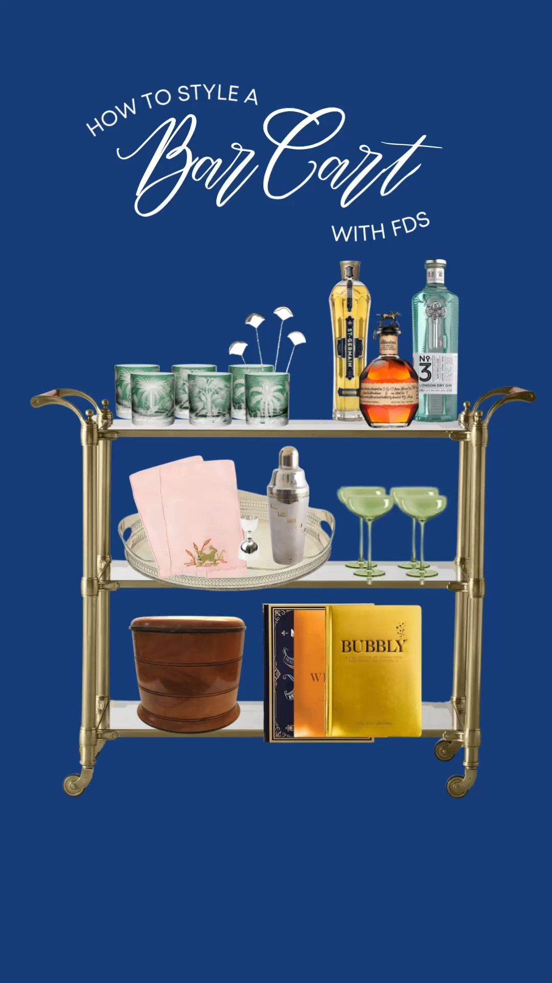 How to style your bar cart with FDS! 

#LTKHome #LTKGiftGuide
