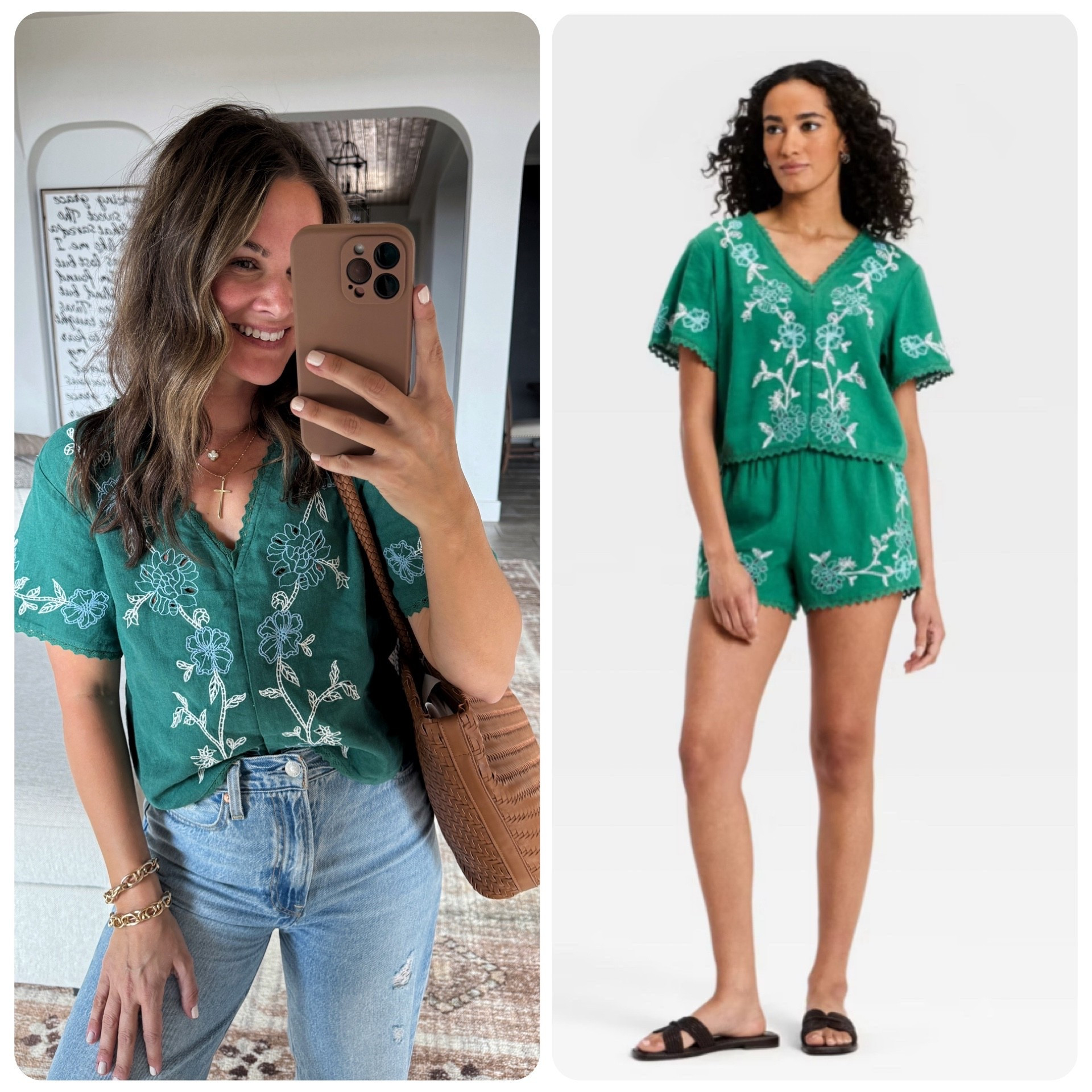 Seriously love this top from target and they just released matching shorts! Snagged them so fast remind me of Anthropologie #targetfinds #targetfashion #matchingset 

#LTKgrwm #LTKSaleAlert #LTKootd