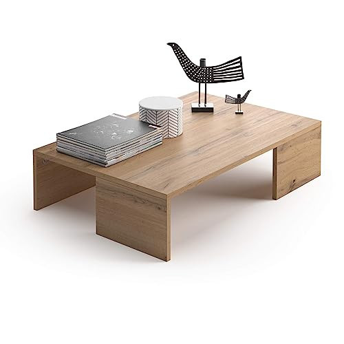 Mobili Fiver, Rachele Coffee Table, Rustic Oak, Made in Italy | Amazon (US)