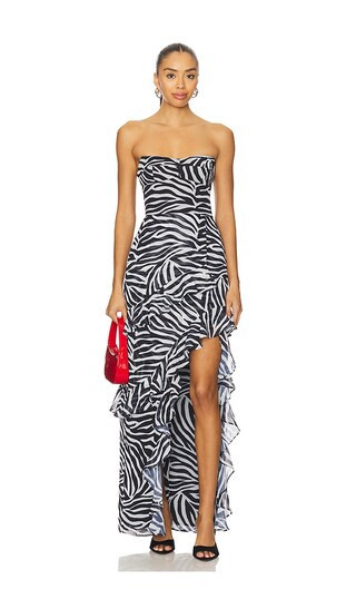 Amanda Uprichard x REVOLVE Magnolia Dress in Black,White. - size S | Revolve Clothing (Global)
