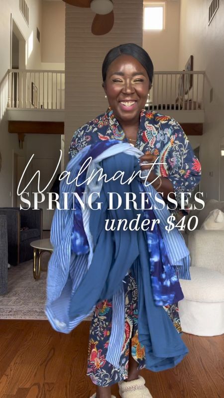 So ready for Spring with these dresses from Walmart!! Loving this blue color right now and all UNDER $40! So good for transitioning into Summer as well!!

#LTKVideo #LTKstyletip #LTKfindsunder50