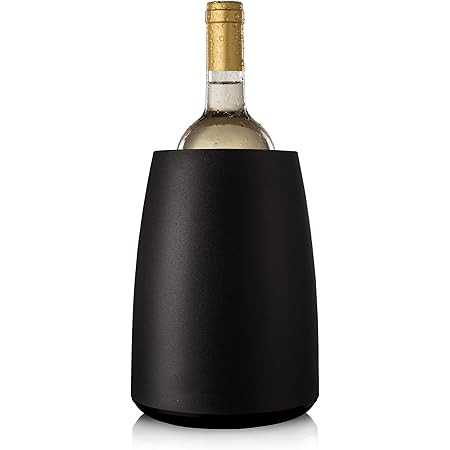 Amazon.com: Vacu Vin Rapid Ice Elegant Wine Cooler - Black: Vacu Vin Wine Cooler: Home & Kitchen | Amazon (US)
