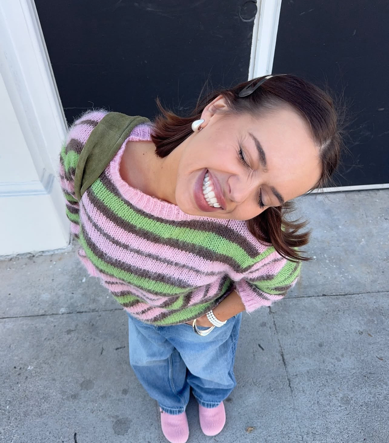 The perfect sweater to transition from winter —> spring 🌸

Spring outfit, sweater, stripes, streetwear

#LTKStyleTip #LTKSpringSale #LTKSeasonal