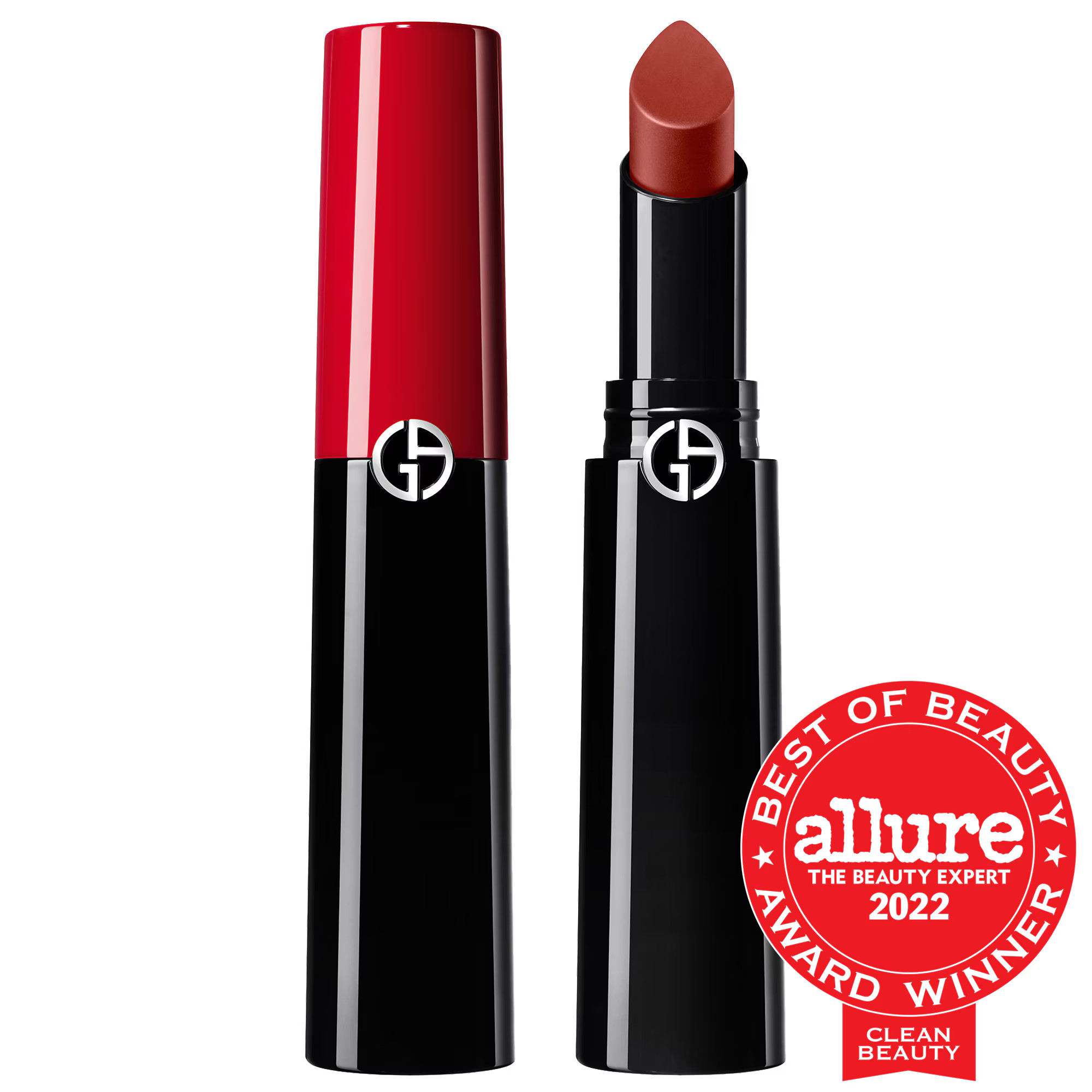 Armani Beauty Lip Power Long-Lasting Satin Lipstick 201 Majestic 0.10 oz/ 3 g | Sephora (US)