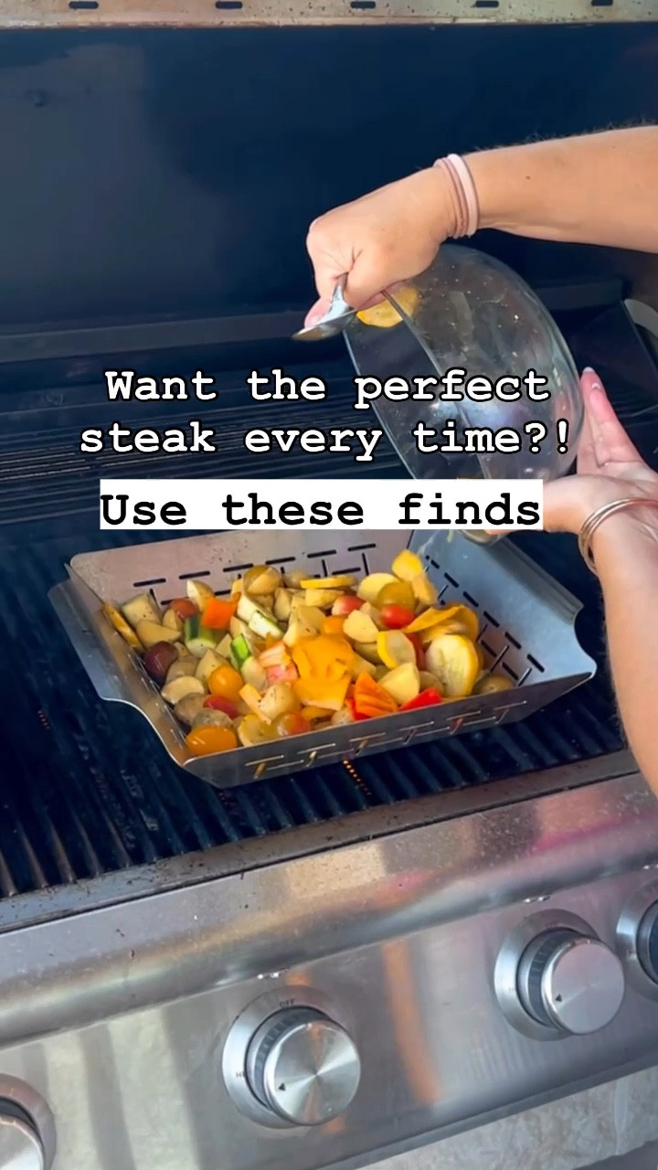These make it so easy to get the perfect cooked steak and vegetables!  The cast iron pan and thermometer changed my steak game.  Learned from Gordon Ramsay and haven’t turned back since.  

#LTKfindsunder50 #LTKhome #LTKVideo