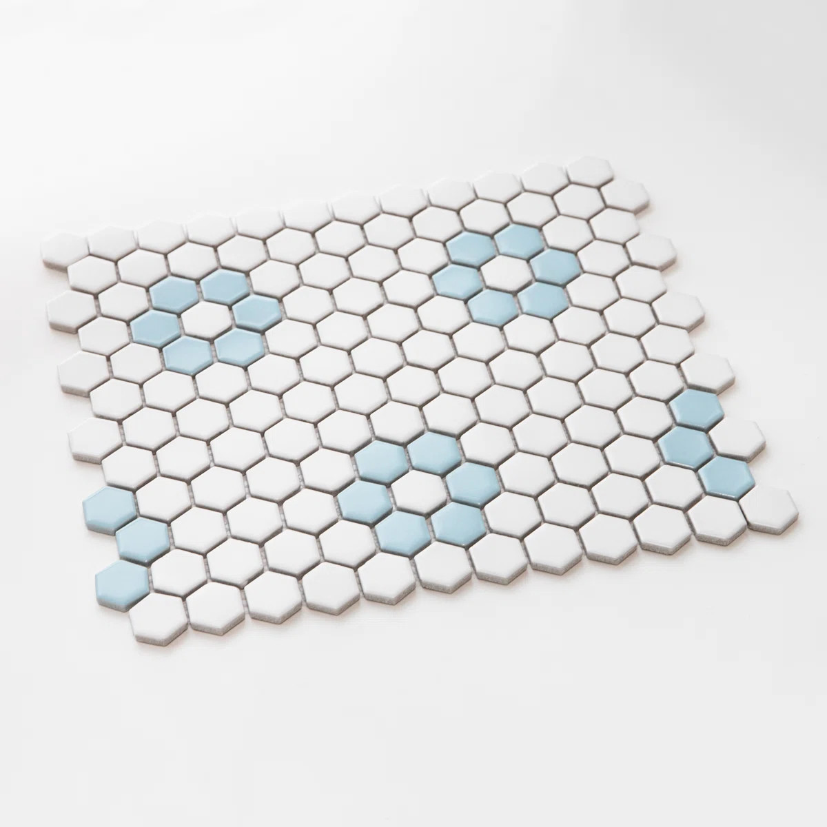 Perfection 1\u201c x 1" Porcelain Honeycomb Mosaic Wall & Floor Tile | Wayfair North America