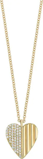 Bony Levy BL Icon Diamond Heart Pendant Necklace | Nordstrom | Nordstrom