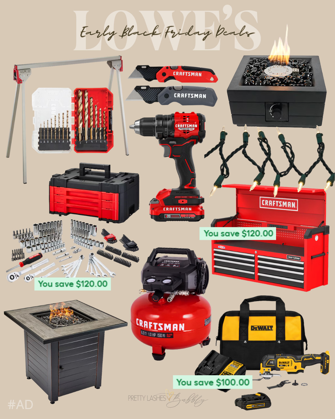 #ad #LowesPartner @loweshomeimprovement
🖤✨ It’s never too early for Black Friday! ✨🖤
 Lowe’s just dropped their Early Black Friday Deals — and they’re GOOD. From power tools to smart home must-haves and holiday decor, now’s the time to snag those savings before everyone else does.
Tap to shop and get a head start on the deals rush! 🛍️💥
#LowesFinds #BlackFridayDeals #HomeImprovement #LTKhome #LTKsale
 

 #LTKSaleAlert #LTKFindsUnder50 #LTKMens