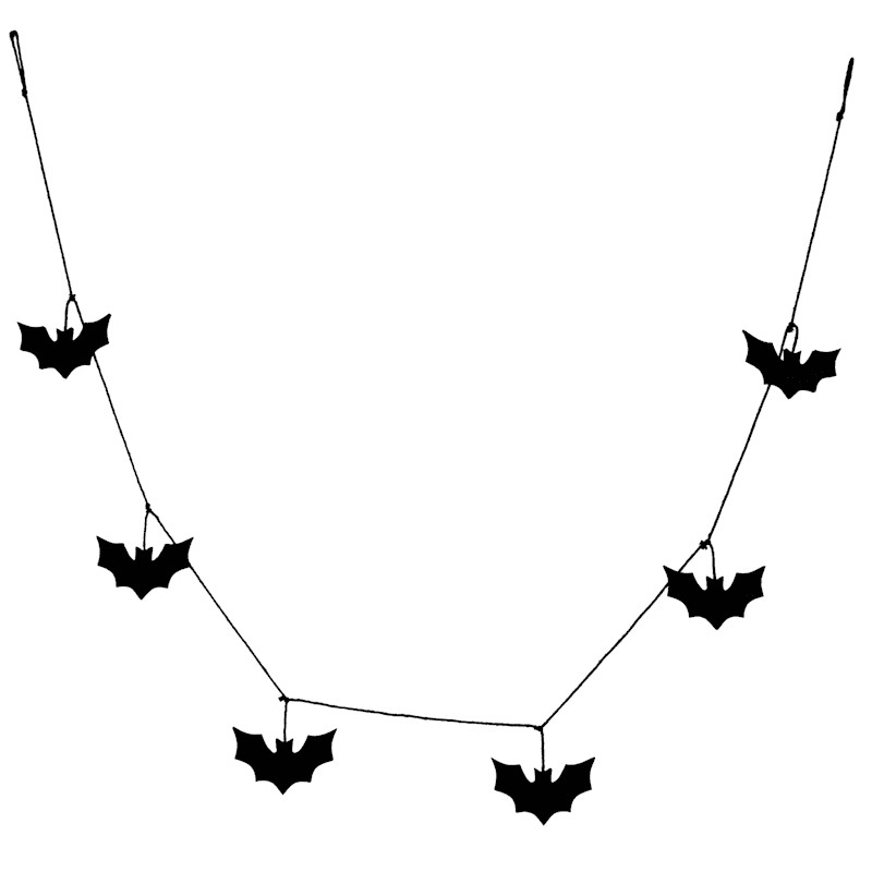 Halloween Bat Garland, 72" | At Home