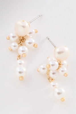 Pearl Cluster Post Earrings | Anthropologie (US)