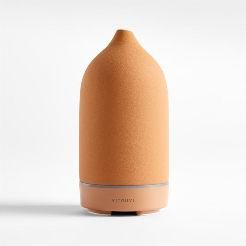 Vitruvi Terracotta Stone Essential Oil Diffuser + Reviews | Crate & Barrel | Crate & Barrel