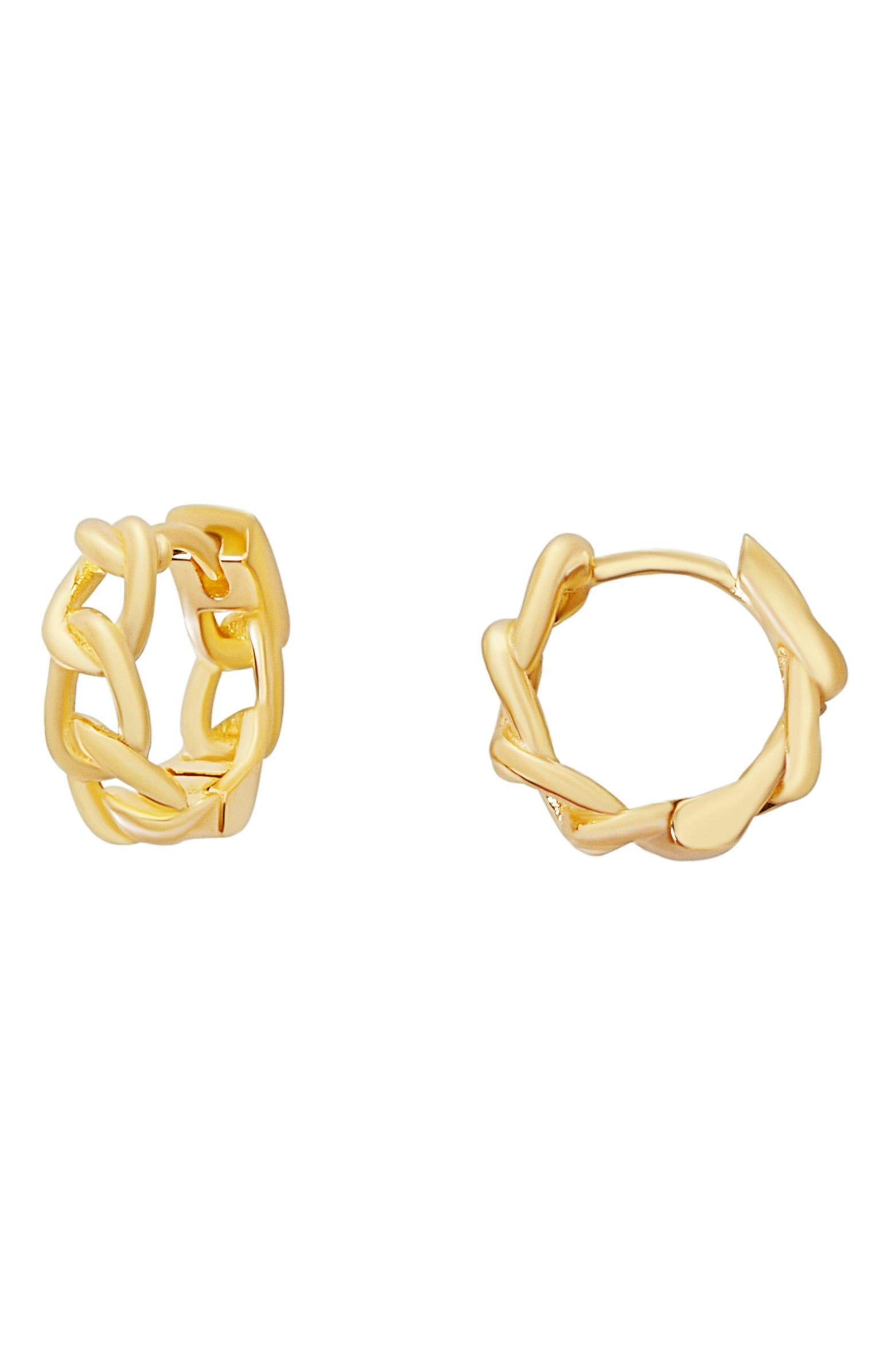 The M Jewelers The Tiny Curb Link Hoop Earrings | Nordstrom | Nordstrom