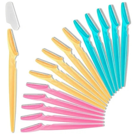AOJIAN Face Razors Dermaplane Eyebrow Shaver 15Pcs Eyebrow Shaper for Women | Walmart (US)