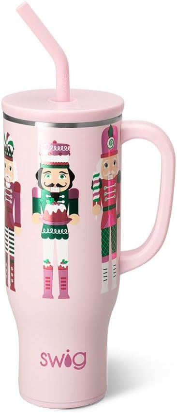 Swig Life 30oz Mega Mug, 30oz Tumbler with Handle and Straw, Large Insulated Tumblers, Cup Holder... | Amazon (US)