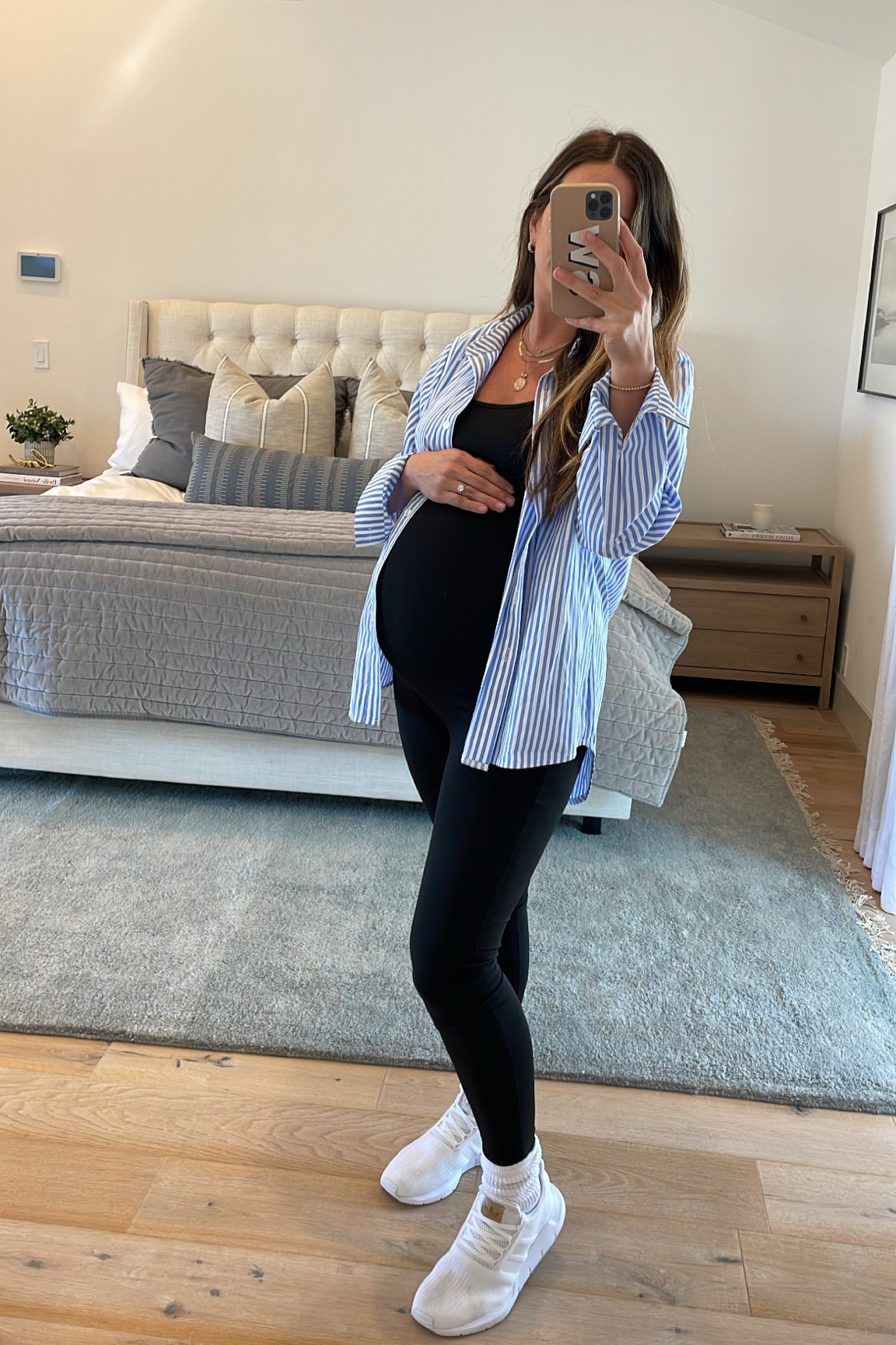 This striped button down is a must have…another great Amazon find! I sized up to a large for the oversized look. 

#LTKstyletip #LTKbump