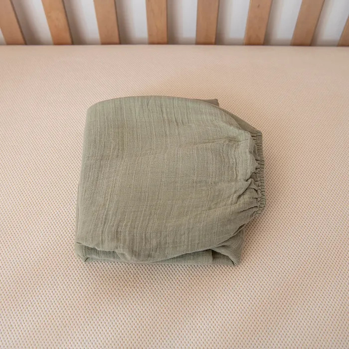 Organic Breathable Muslin Crib Sheets | Naturepedic