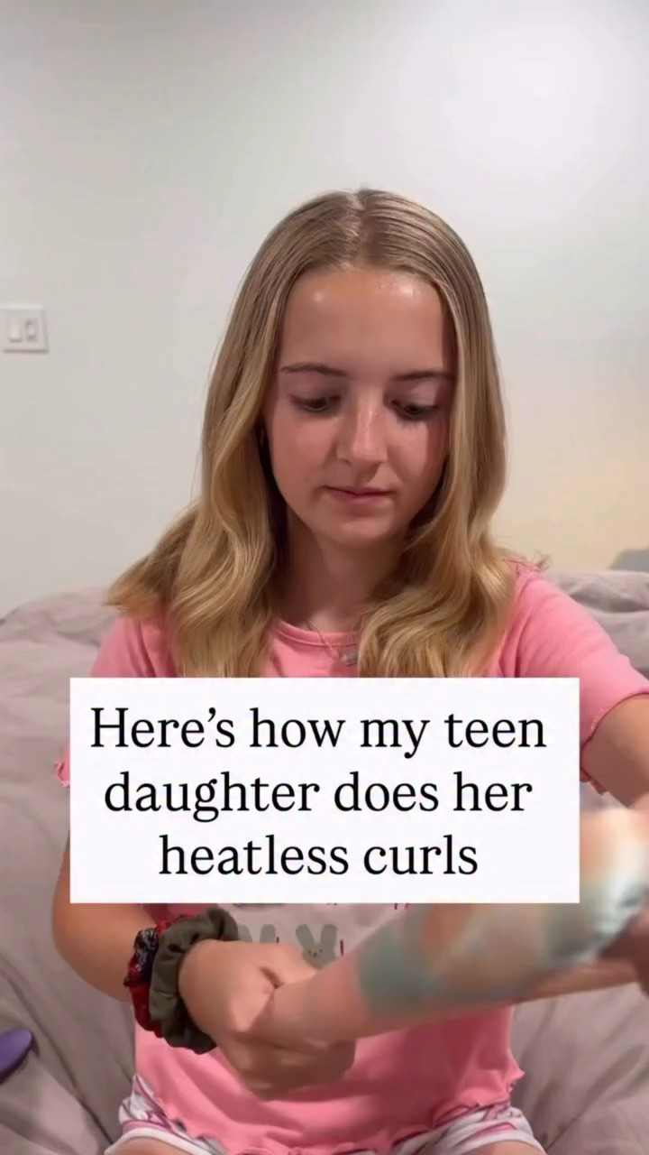 Every time I show a photo of Ella with her heatless curls, I get so many requests for a tutorial and today is your lucky day! 

She and Ani (who is 13) do this on their hair all the time and it looks so good!

#LTKBeauty #LTKmorningroutine #LTKKids