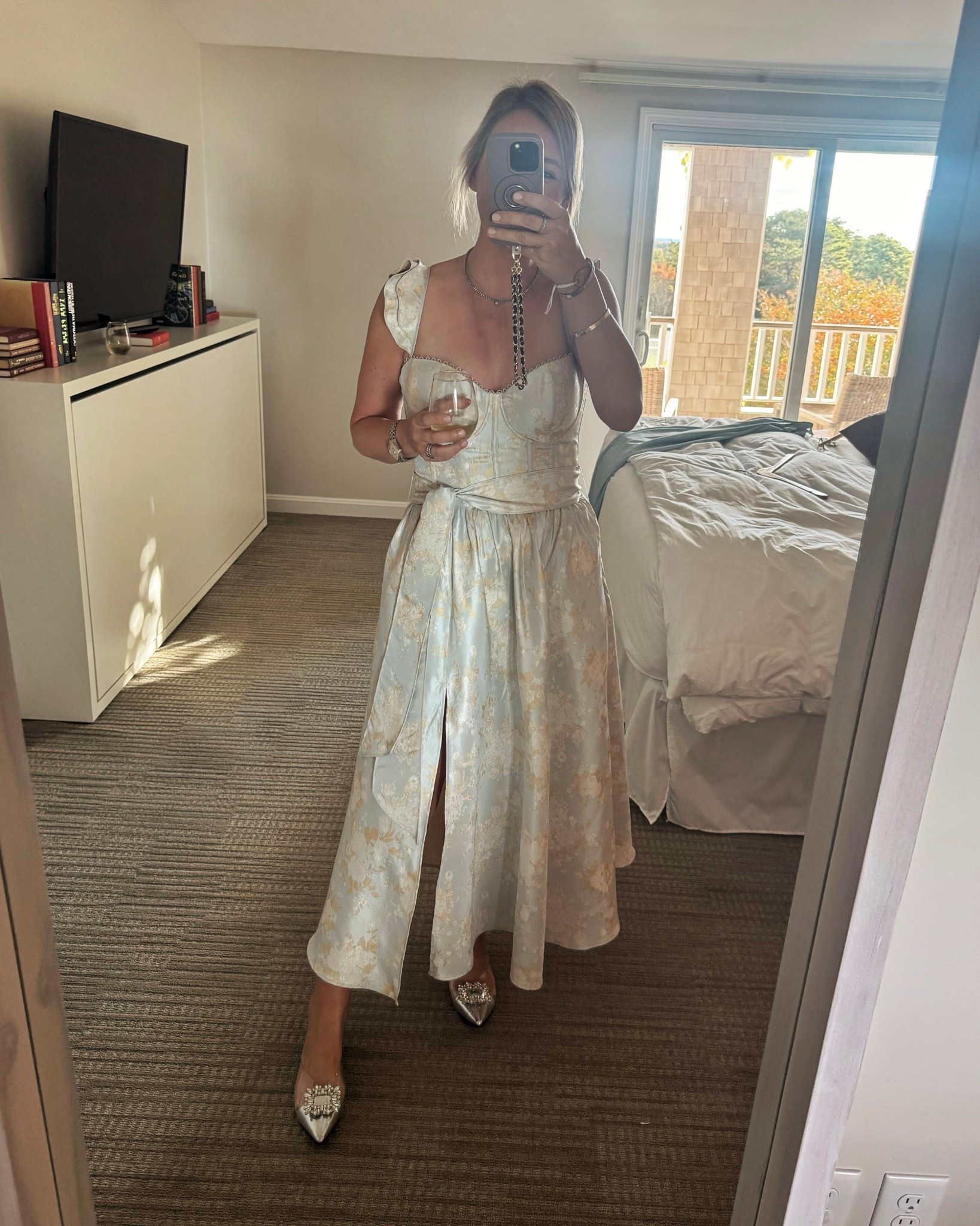 Loved this pretty blue dress for this weekend’s wedding festivities 

#LTKSaleAlert