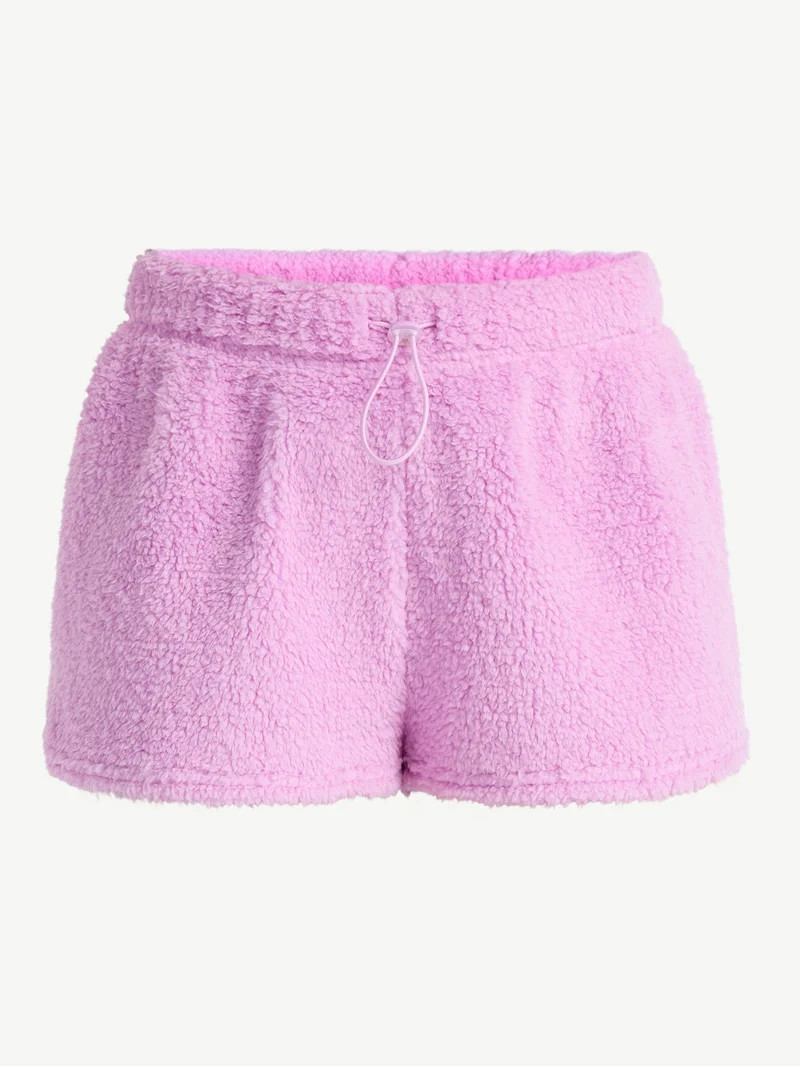 No Boundaries Plush Bungee Cord Shorts, Women's | Walmart (US)