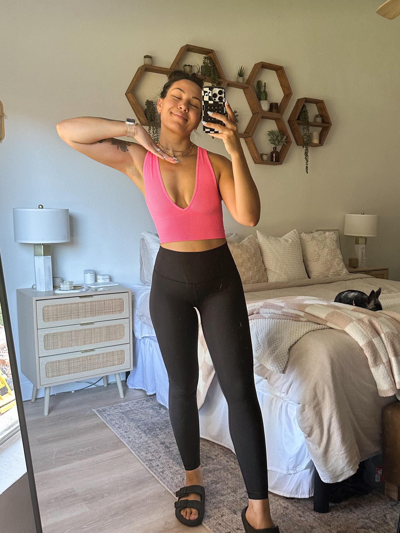 It’s giving ✨ Barbie ✨ this top is seriously so comfortable though. I got it in several colors and I love them all 
Yoga outfit , gym fit , fp dupe , free people dupe, lifting outfit , mom outfit , color pop 

#LTKstyletip #LTKFitness #LTKunder50