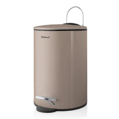 Tubo 0.79 Gallon Step On Waste Basket Blomus Color: Satellite | Wayfair North America