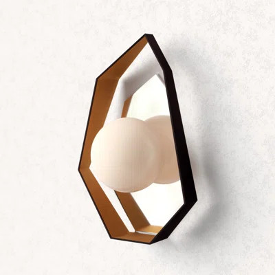 Wolak 1 - Light Dimmable Flush Mount Finish: Bronze/Gold Leaf | Wayfair North America
