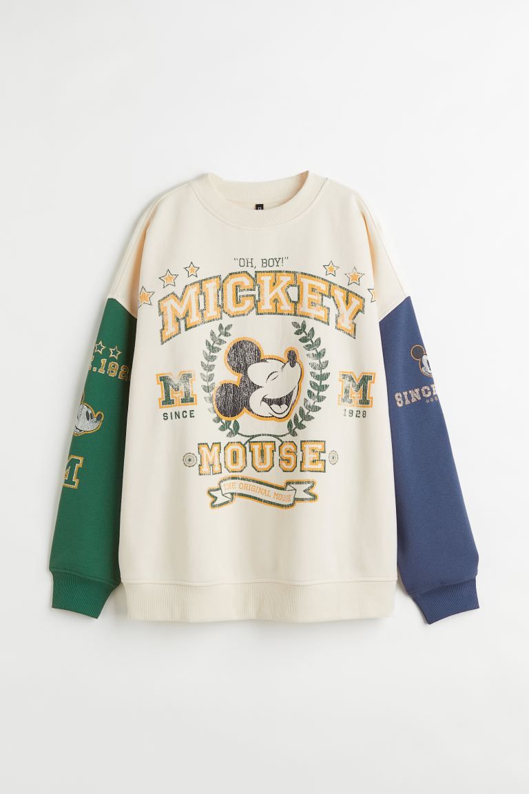 H&M+ Oversized Printed Sweatshirt | H&M (US)
