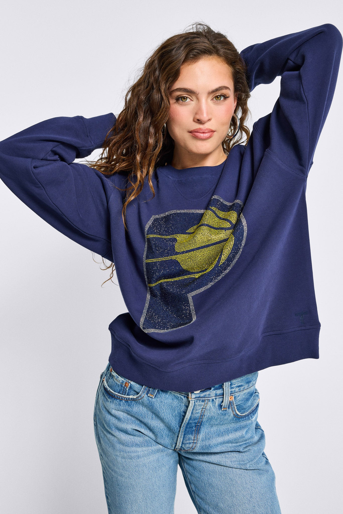 Pacers Gems Logo Crew | Terez