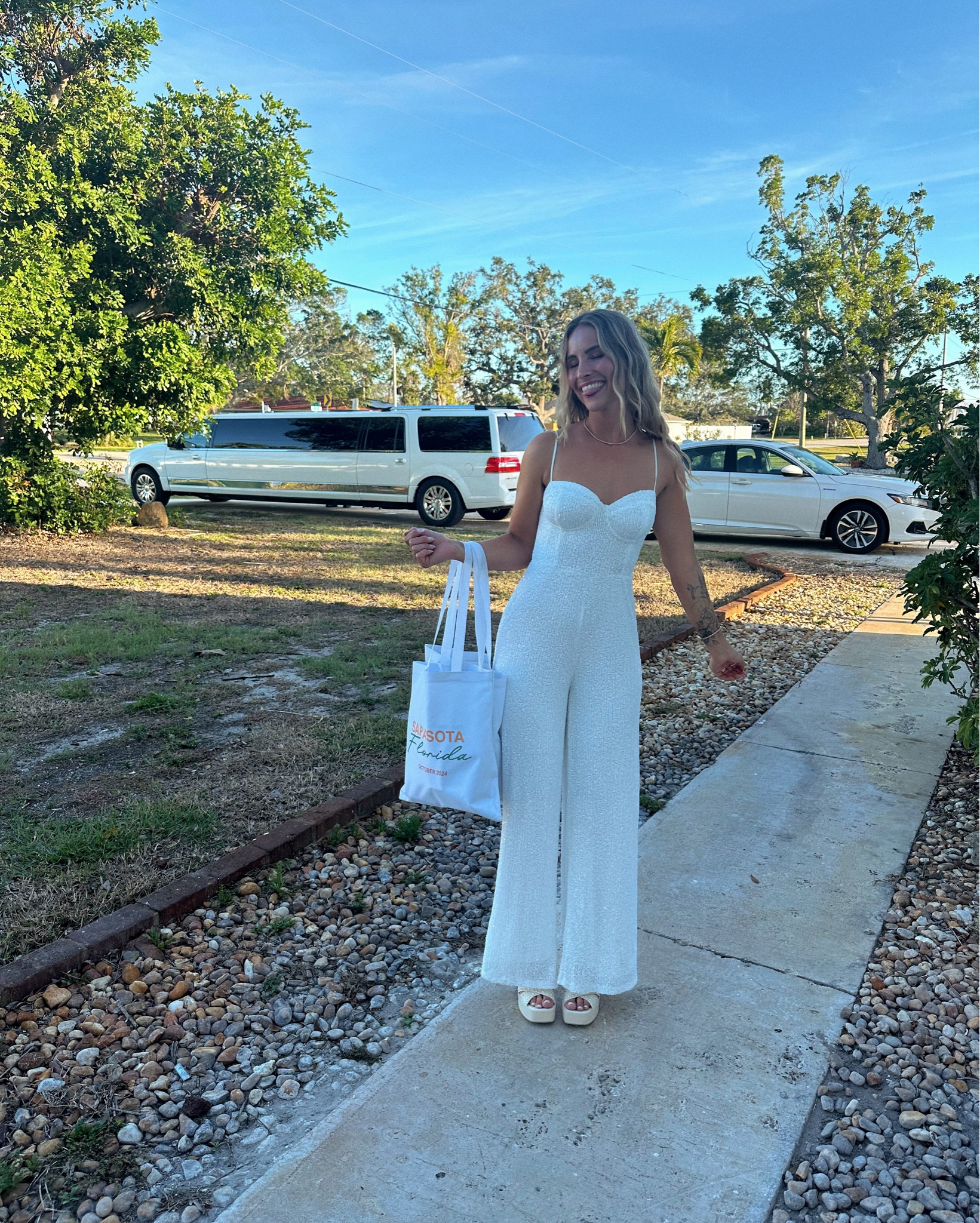 Saturday night bachelorette outfit!! Went with the sparkly jumpsuit and I’m so happy I did!! It was comfy, & I felt so cute! Linking similar options since this exact one isn’t available anymoree

#LTKParties #LTKWedding