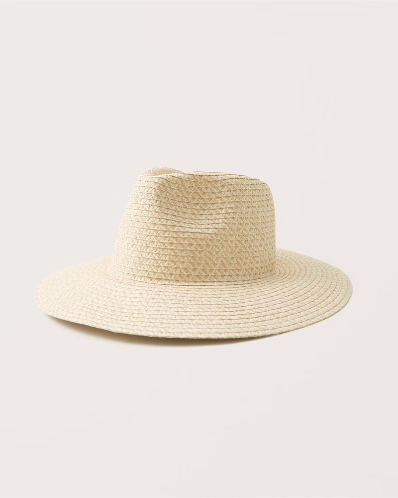 Women's Straw Panama Hat | Women's New Arrivals | Abercrombie.com | Abercrombie & Fitch (US)