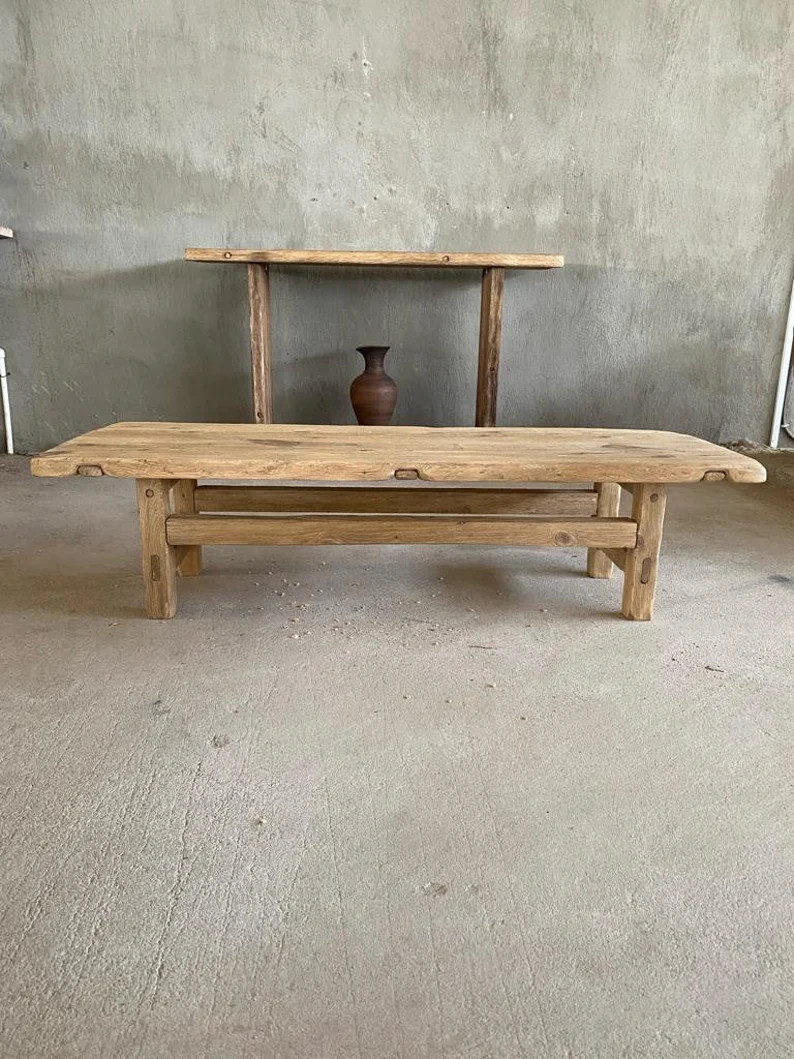 Rustic Low Coffee Table Reclaimed Wood Handmade Living Room Coffee Table - Etsy | Etsy (US)
